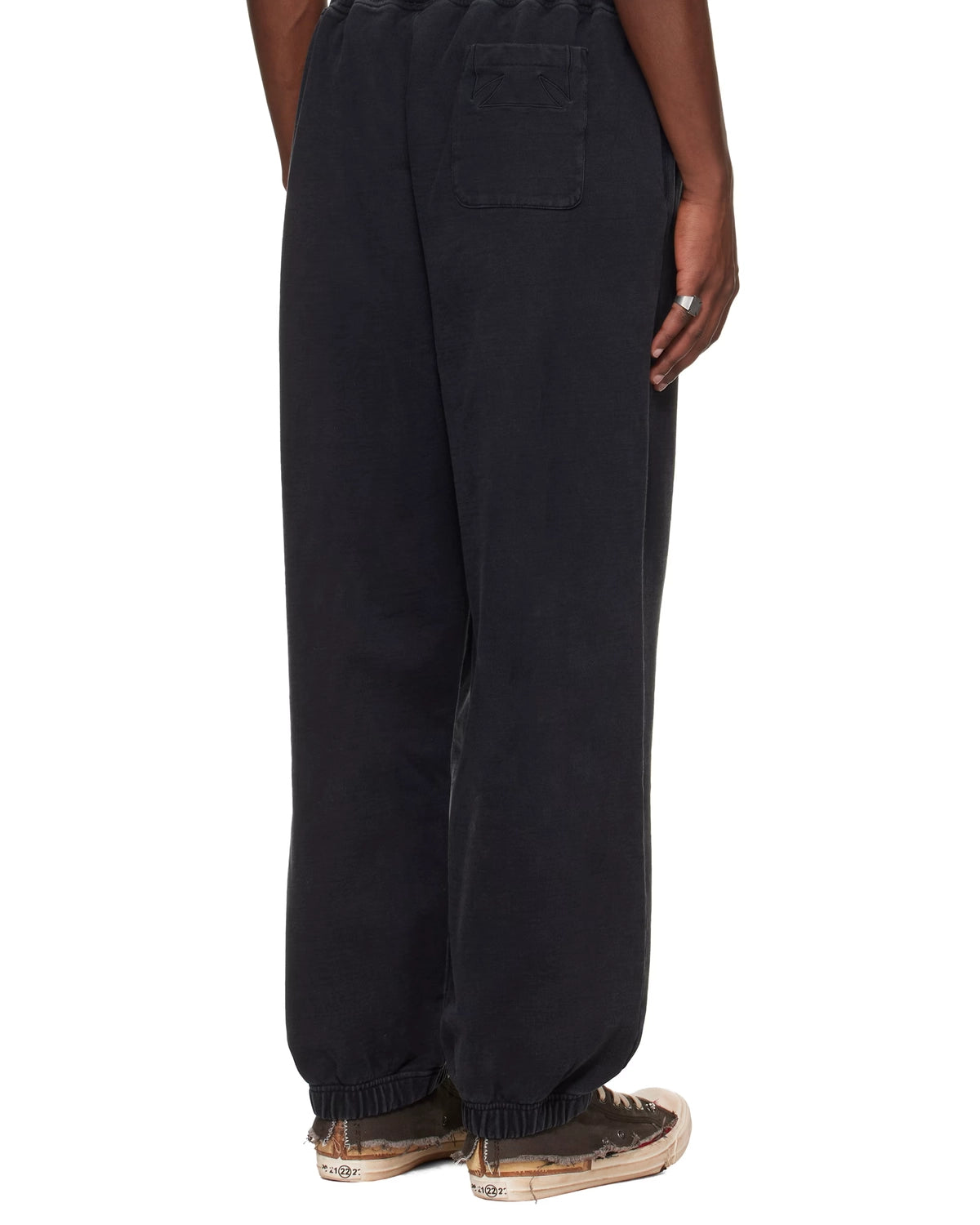 VETEMENTS / BIKER CROSS LOGO SWEATPANTS (ME76SP160B)