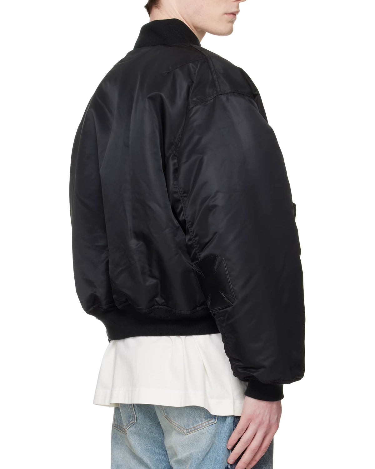 VETEMENTS (ヴェトモン) / LEATHER CROSSES BOMBER JACKET | 公式通販