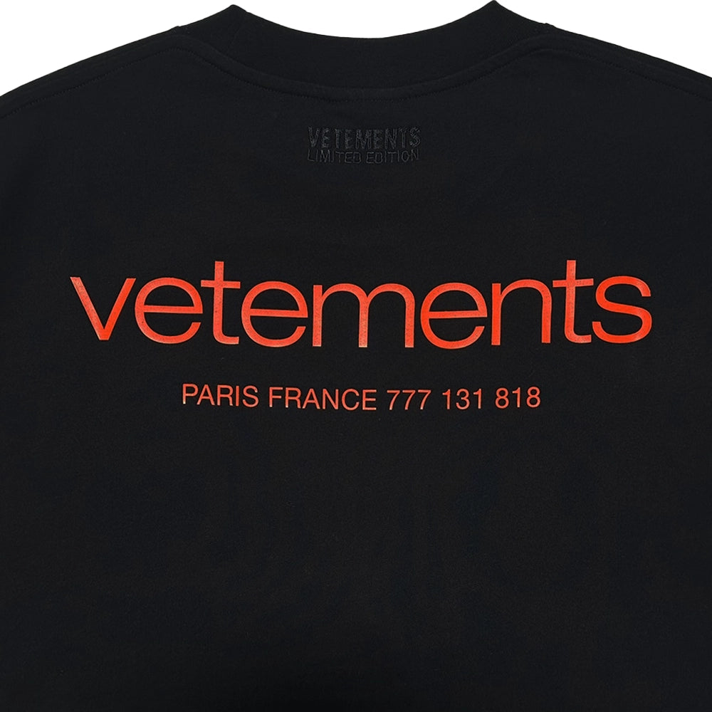 VETEMENTS (ヴェトモン) / URBAN LOGO REGULAR FIT T-SHIRT 公式通販 JACK in the NET