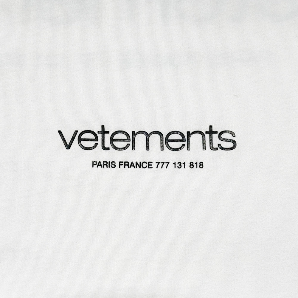 VETEMENTS / URBAN LOGO REGULAR FIT T-SHIRT