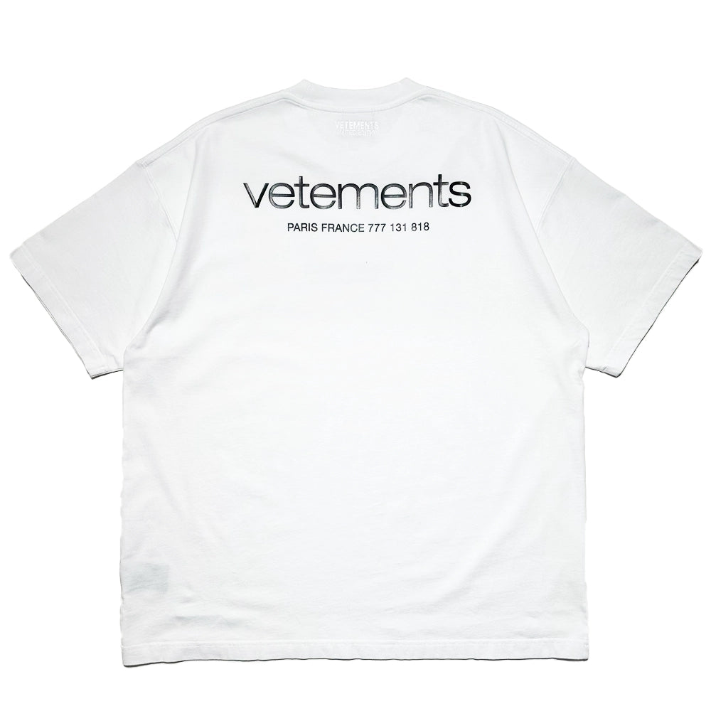 VETEMENTS / URBAN LOGO REGULAR FIT T-SHIRT