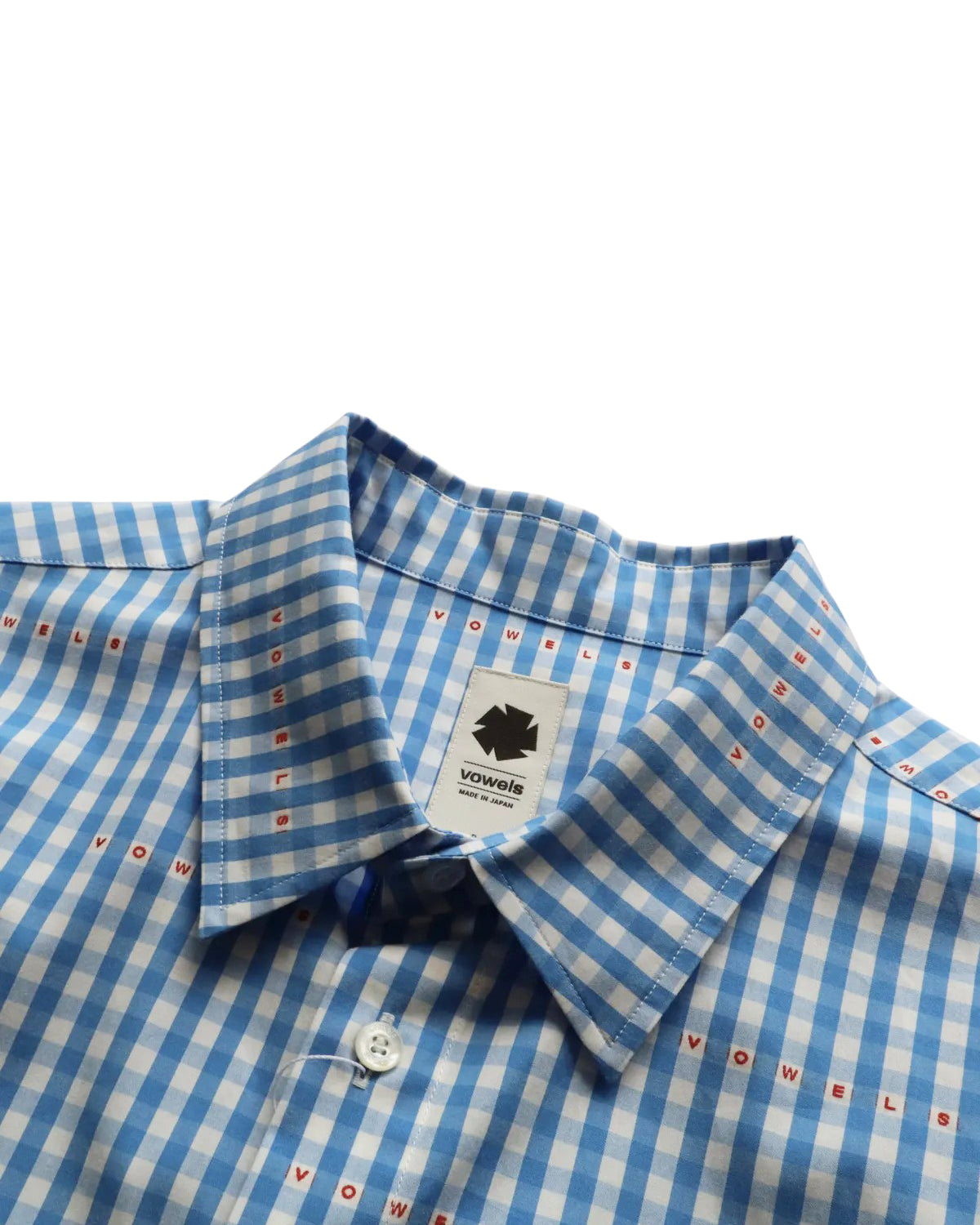 vowels / MICRO PLAID SHIRT (VO-26SS-SH035)