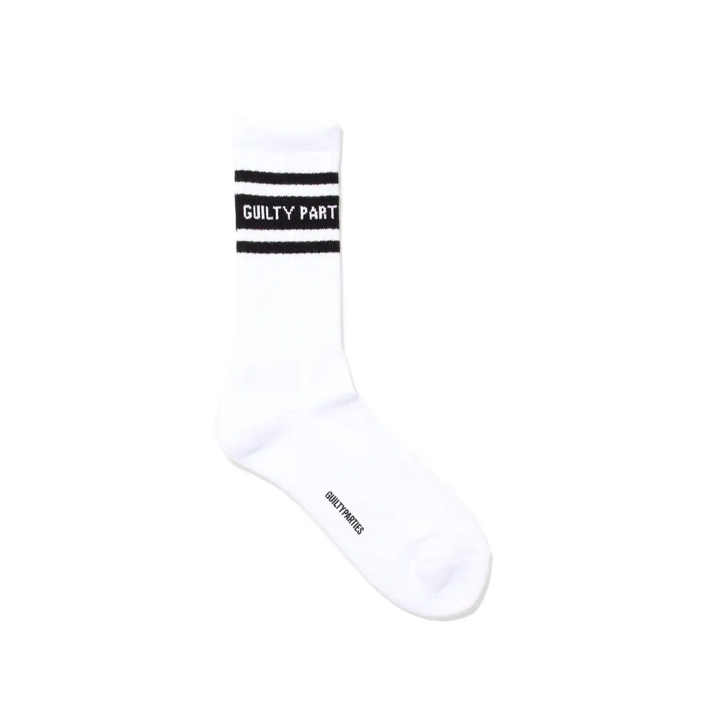 WACKO MARIA / SKATER SOCKS -TYPE2- WHITE (24FW-WMA-SO02)