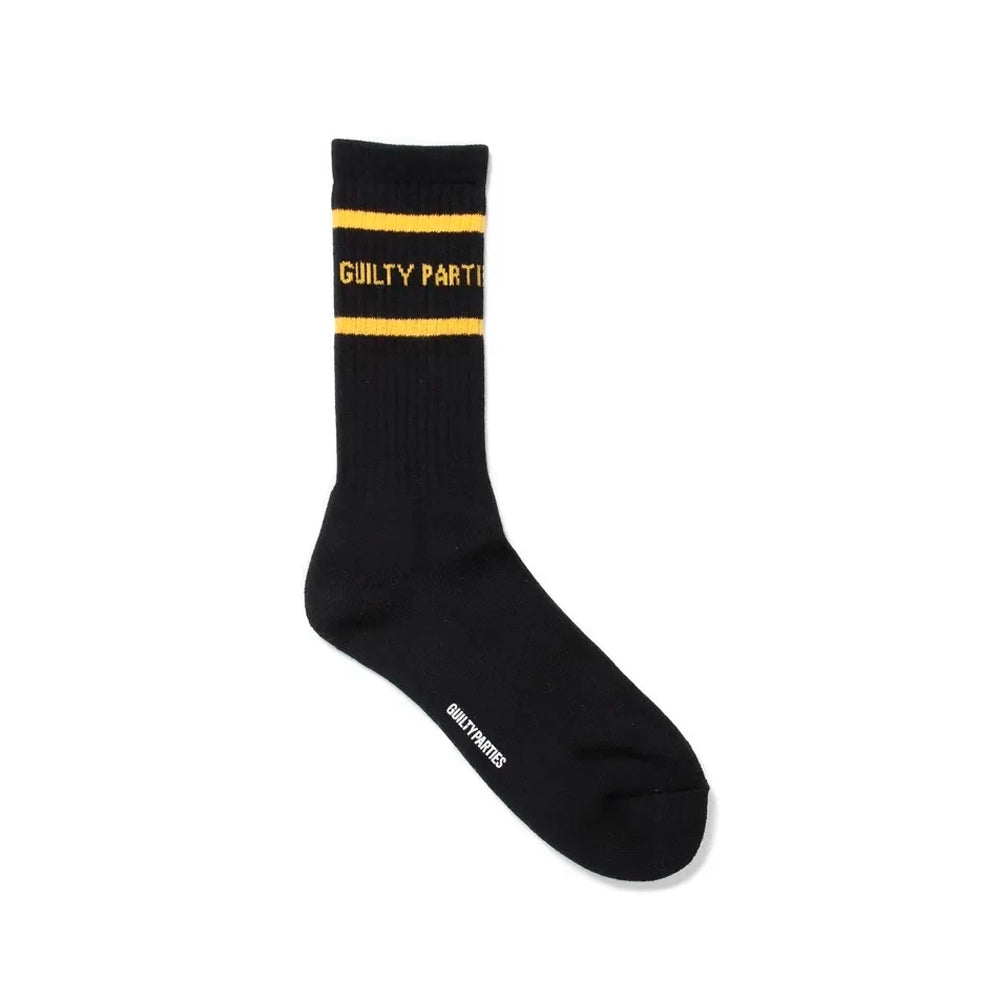 WACKO MARIA / SKATER SOCKS -TYPE2- BLACK (24FW-WMA-SO02)