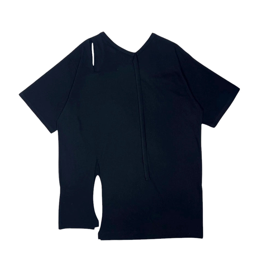 YOHJI YAMAMOTO / SINGLE JERSEY BINDER V NECK T (HP-T33-082-2)