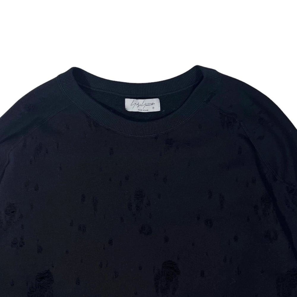 YOHJI YAMAMOTO / CREW NECK SWEAT (HP-T38-084-1)