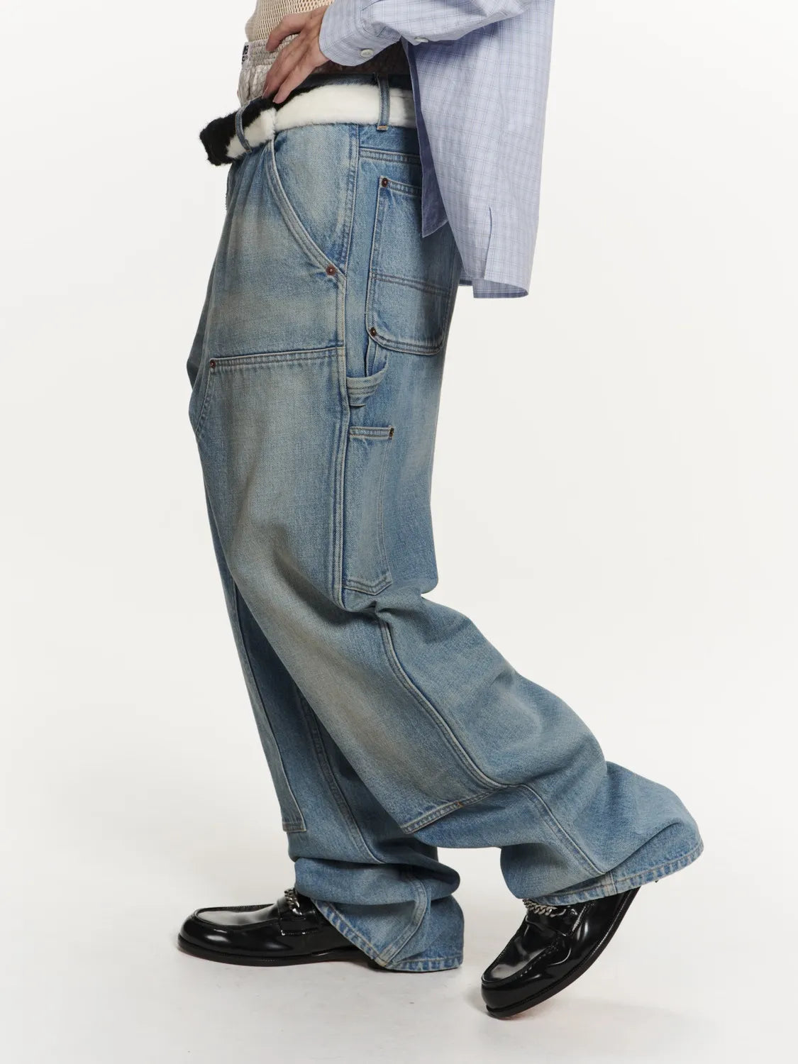AMBUSH® / WASHED CARPENTER DENIM PANTS (1211585124329)