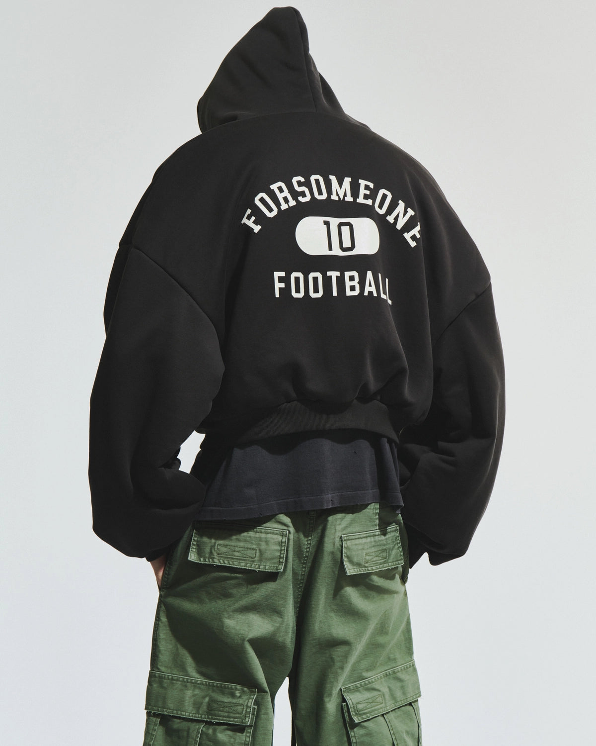 FORSOMEONE / SWEAT PUFFER HOODIE (78001151)